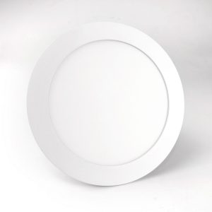 Panel de embutir redondo 12W LED