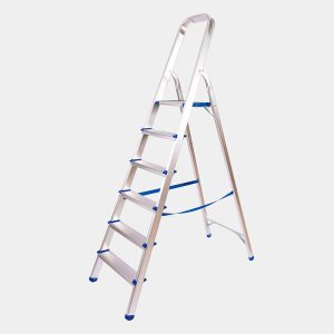 Escalera Tijera Aluminio 6 Escalones