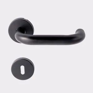 Manija Picaporte Génova 19φ color Negro