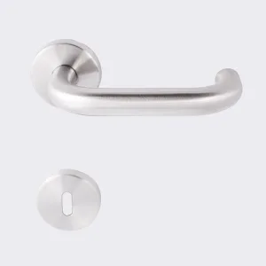 Manija Picaporte Génova 19φ color Plata