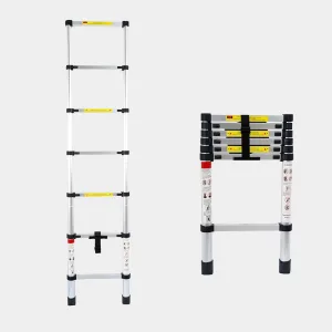Escalera Telescópica Aluminio 7 Escalones