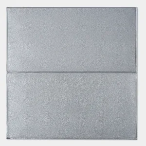 Placa 3D Franja Lisa Gris Pack x5