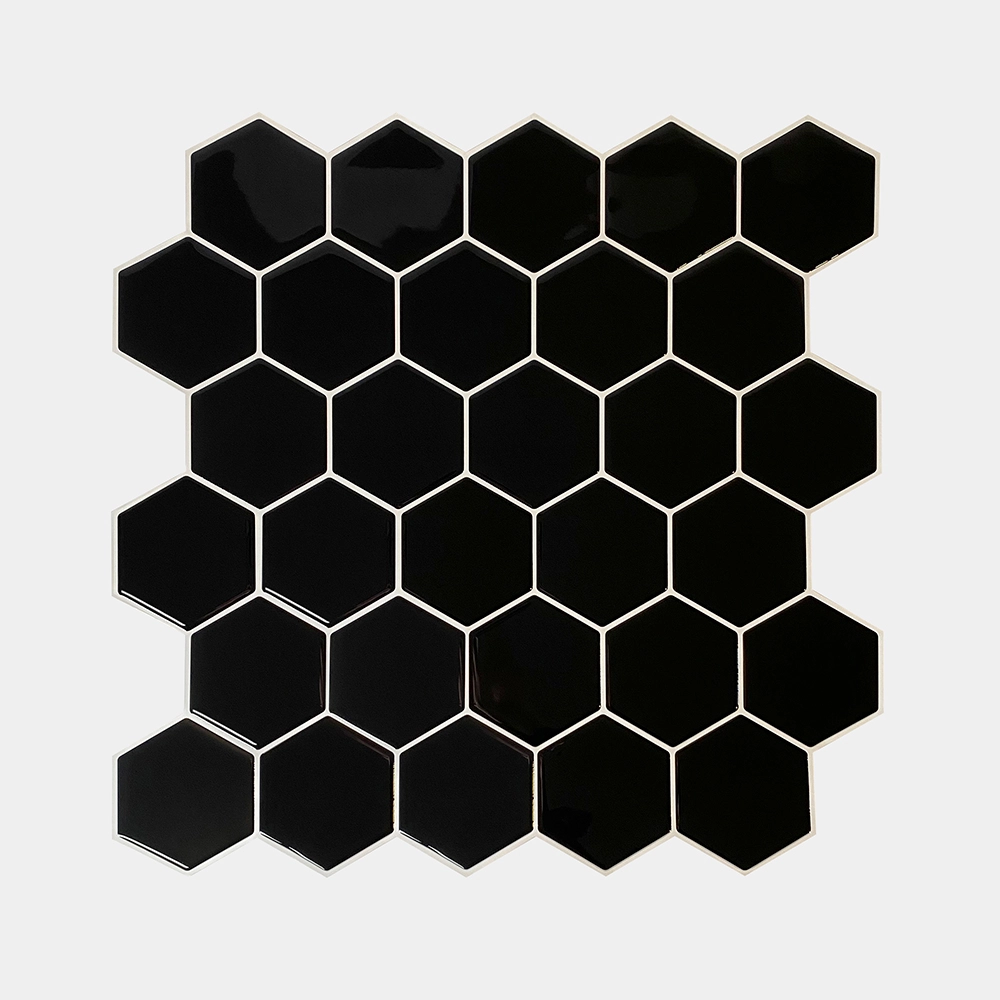 HarteFlooring_Stickers3D-Hexagonal-Negro_frente_Gris.webp
