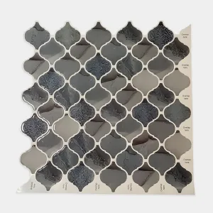 Placas 3D Ogee Tonos Piedras Rosas Pack x5