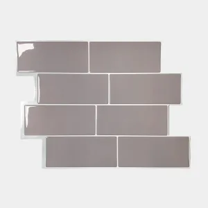 Placas 3D Subway Grande Beige Pack x5