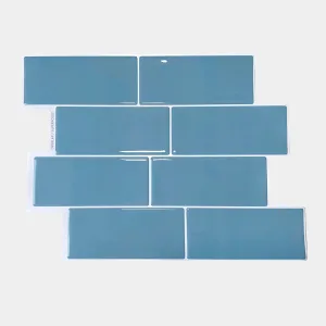 Placas 3D Subway Grande Celeste Pack x5