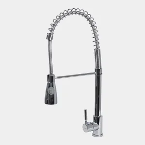 Canilla Monocomando Extensible Resorte