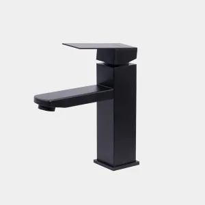 Canilla Monocomando Recta Negra