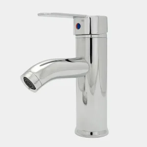 Canilla Monocomando Pico Corto Manija Plana