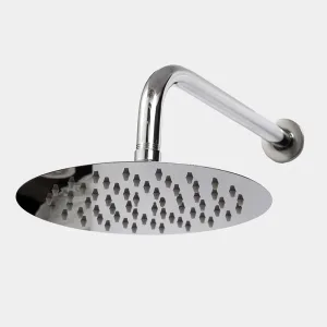 Flor de Ducha Redonda Plateada 20 cm