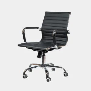 Silla de Oficina Ecocuero Baja x2