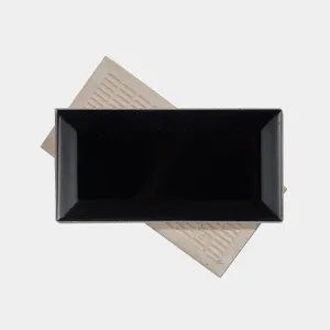 Subway Negro - Biselado Brillante 10x20 (m2)