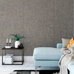 Panel de Tela Lino Gris Oscuro