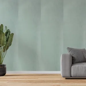 Panel de Tela Verde Agua