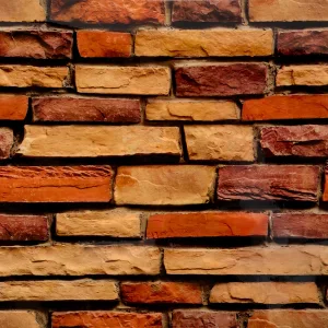 Placa Lisa Ladrillo Colores Pack x5 - 60x60