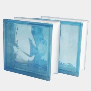 Ladrillo de Vidrio Color 19x19cm Pack x6