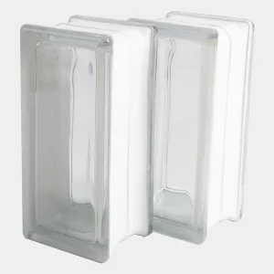 Ladrillo de Vidrio Traslucido 9x19cm Pack x10