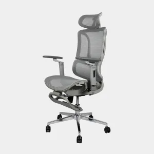 Silla de Oficina Mesh Alta con Apoyapies