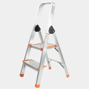 Escalera Tijera Aluminio 2 Escalones