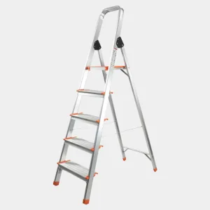 Escalera Tijera Aluminio 5 Escalones