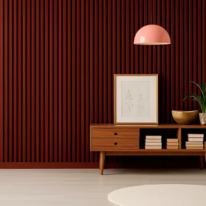 Wall Panel Acústico - Elda color Marrón Terracota